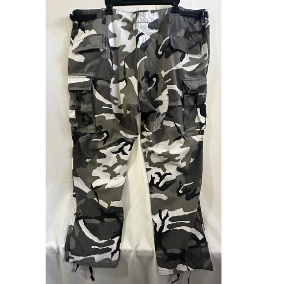 Propper Black White Gray Adjustable Waist Camouflage Pants - Picture 5 of 12